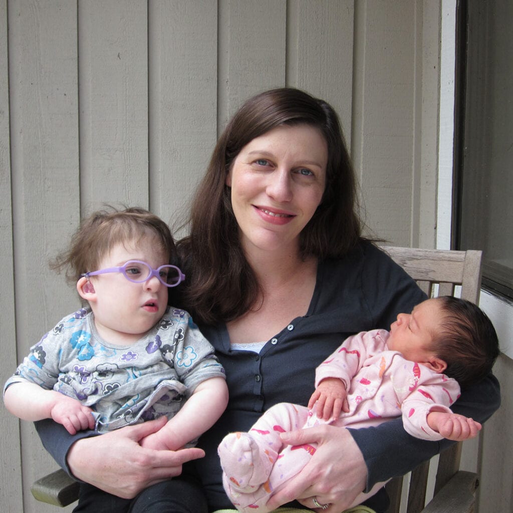 Fertility nurse with two daughters, one with birth defects